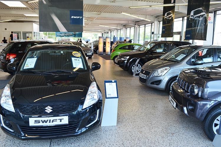 Der Suzuki-Showroom. (Foto: Rehberg)