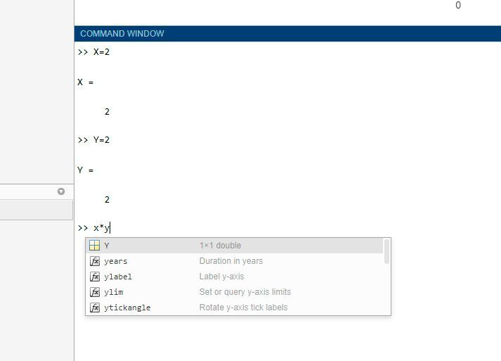 Mit dem Befehlszeilenfenster in MATLAB arbeiten.