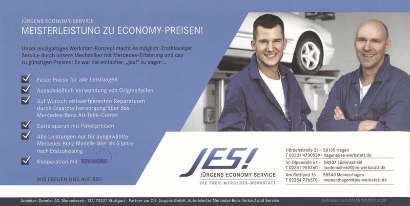 Flyer informieren die Kunden über Vor- und Nachteile. (Foto: Wenz)