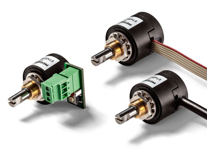 Die ETI-Winkeldrehgeber von Megatron bieten zahlreiche Elektronik-, Mechanik- und Software-Optionen und eignen sich deshalb für die verschiedensten Anwendungen (Bild: Megatron)
