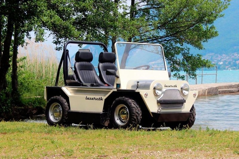 Daraus wurde später ein leichtes, Jeep-ähnliches Militärfahrzeug, das jedoch allenfalls für den Zivildienst taugte und von Issigonis auf den Namen Mini Moke getauft wurde. (Lazareth)