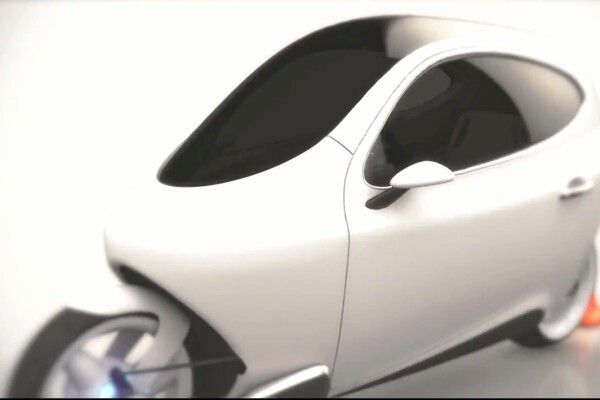 Auch beim Slalomfahren halten die beiden Gyroskope den C-1 stabil (Bild: Lit Motors)