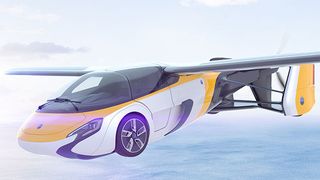 Das Aeromobil ist eines von drei Fahrzeugen, die auf der IAA zu sehen sind und den Bogen vom Auto zum Flugobjekt schlagen. (Aeromobil)