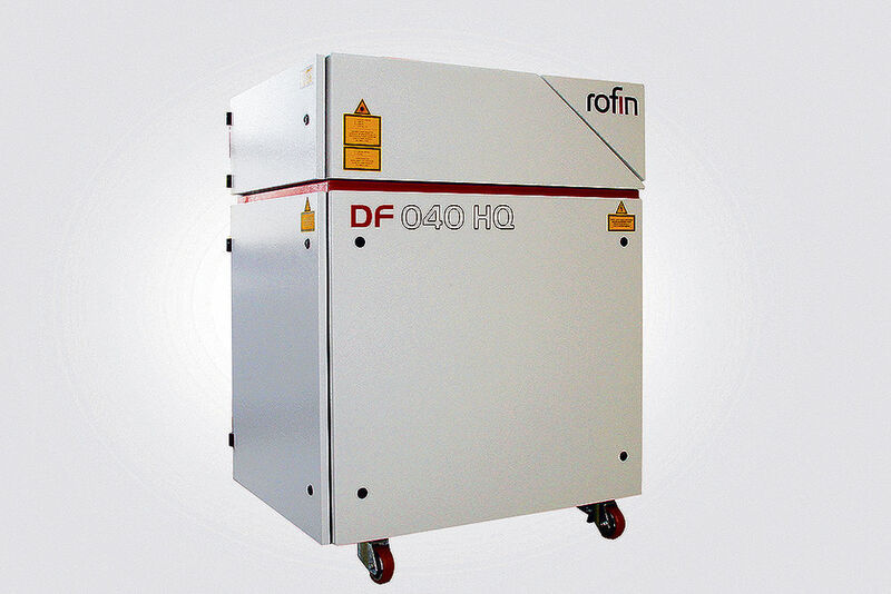 Mit dem Rofin DF 040 HQ steht außerdem ein fasergekoppelter kW-Diodenlaser im Produktportfolio. Mit 4 kW Leistung und einer 600-µm-Faser gelinge damit das Tiefschweißen und Löten sowie die Oberflächenbearbeitung. (Rofin)