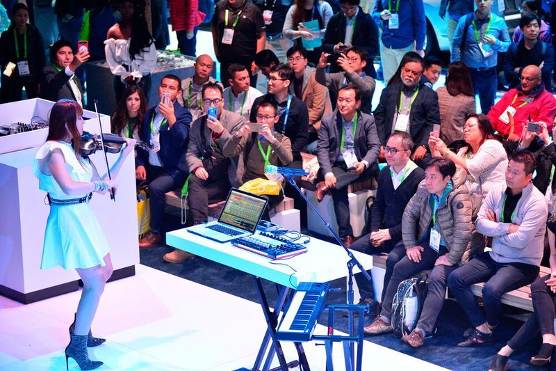 Sehenswertes auf dem Stand von Intel auf der CESW in Las Vegas. (Intel Corporation)