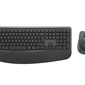 Das Set MK880 Signature Comfort Plus bietet Logitech in Schwarz ...(Bild:  Logitech)