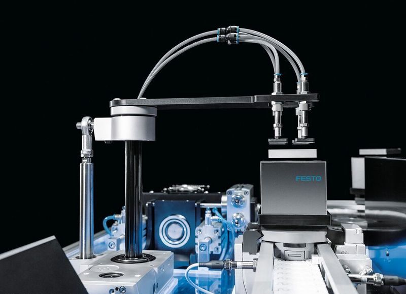 Der SupraCube ist ein kompaktes Stand-Alone-Schwebemodul mit Supraleitertechnologie. (Festo)