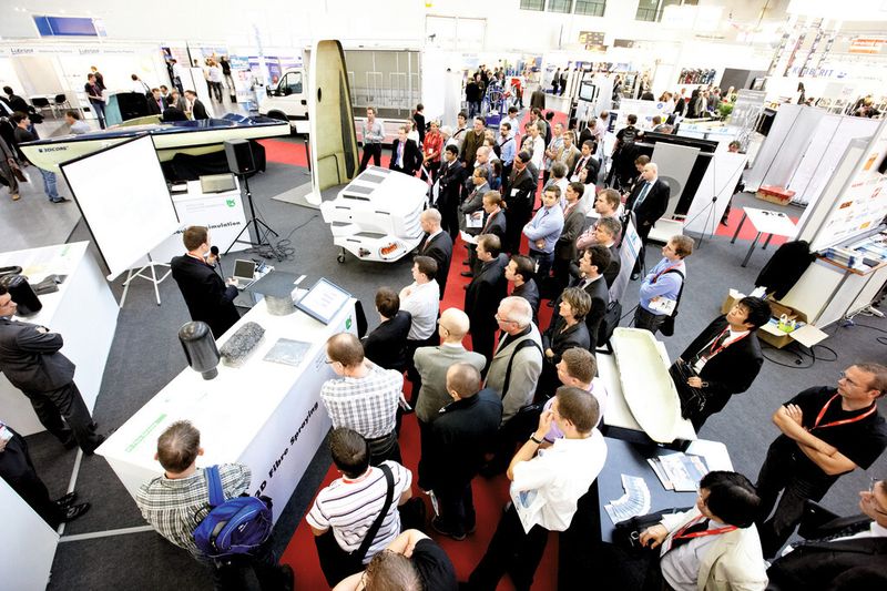 Eines der Besucherhighlights der Messe: die Product Demonstration Area. (Bild: Composites Europe)