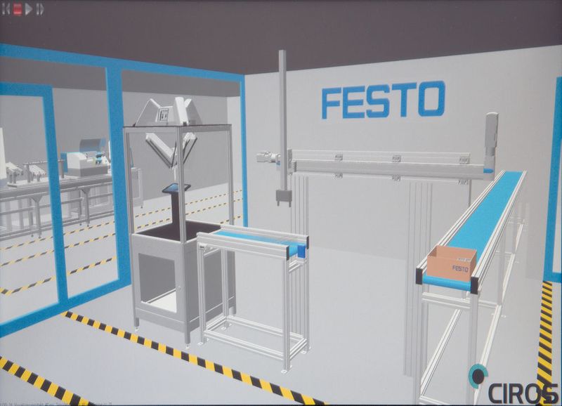 Blick in die Technologiefabrik von Festo in Scharnhausen: Delta-Kinematik ohne Schaltschrank. (Bild: Festo)