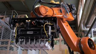 Für Palettier- und Entpalettiervorgänge mit Industrierobotern bietet Piab eine breite Palette an End-of-Arm-Tools (EOAT) an. (Piab)