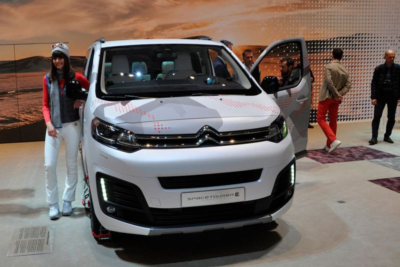 Das Spacetourer 4X4 Ë Concept könnte die Abenteurerversion von Citroëns Van sein. (Wehner / »kfz-betrieb«)