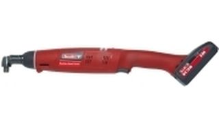 Die Akku-Winkelschrauber haben einen Winkelkopf, der sich um 360° drehen lässt. (Foto: Desoutter)