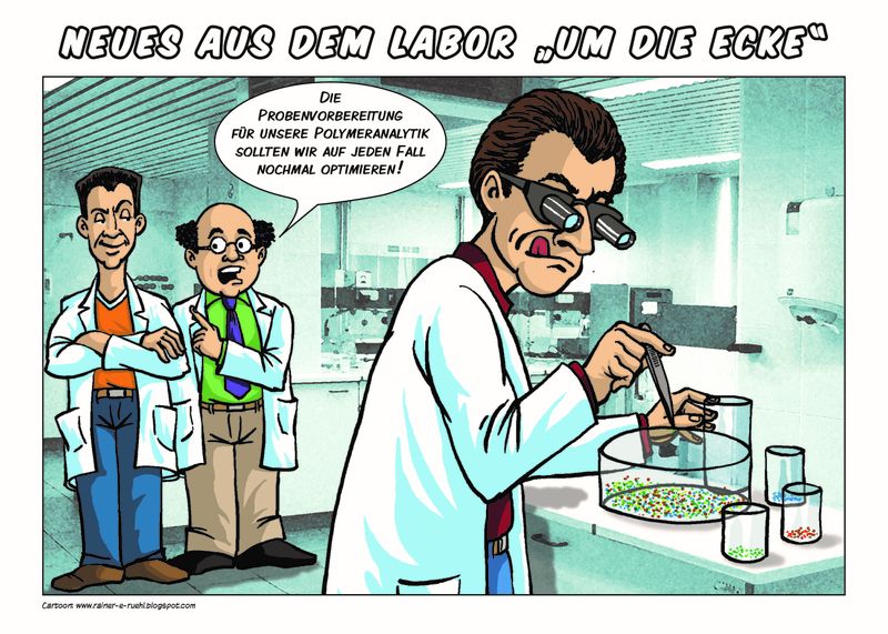 Übersicht unserer Bildergalerien (Comic: www.rainer-e-ruehl.blogspot.com) (LABORPRAXIS/Rühl)
