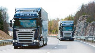 In einem offenen Brief fordern verschiedene Verbände und Vertreter aus der europäischen Wirtschaft die EU auf, bei ihrer geplanten Emissionsnorm für Nutzfahrzeuge auch nachhaltige Kraftstoffe zuzulassen. (Foto: Scania)