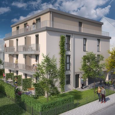 Die in Holz-Beton-Hybridbauweise errichtete Wohnanlage umfasst 26 vollständig möblierte 1-Zimmer-Apartments.  (Bild:  Schultheiß Wohnbau AG)