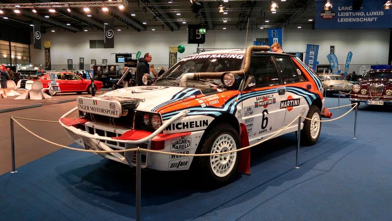 Dieser Lancia Delta HF Integrale 16V Gruppe A gewann mit Juha Kankkunen am Steuer 1991 die Rallye Safari in Kenia – ein Lauf der Rallye-Weltmeisterschaft. Schätzwert heute: rund 500.000 Euro (Bild: Diehl – VCG)
