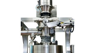 Detailansicht der Abfüllanlage (Novindustra)