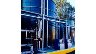 Die Membranbioreaktoren stehen für höchste Energie-und Kosteneffizienz – sie bilden das Herzstück der Aquabio-Technologie von Viledon Water Solutions. (Freudenberg Filtration Technologies)