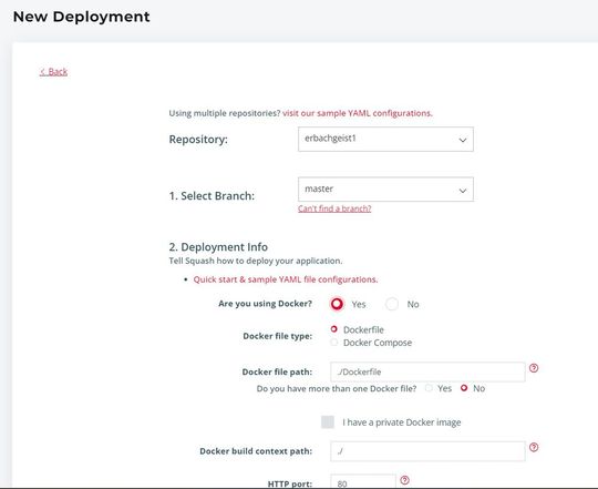 Neue Deployments mit Squash testen.(Bild:  Joos / Squash)