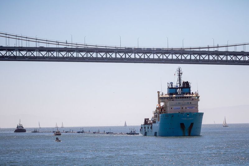 In einer zweiwöchigen Testpahe vor der Küste soll das System auf die Probe gestellt werden, bis es dann...  (Pierre AUGIER for The Ocean Cleanup)