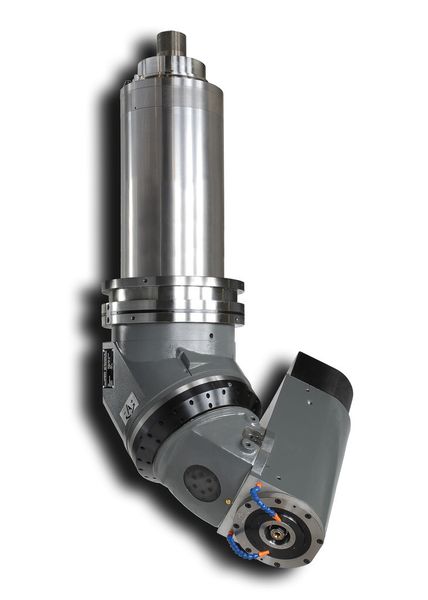 2-NC-Universalfräskopf mit Motorspindel des Typs  MHA45-2NC-DFMU. (Bild: Rückle)