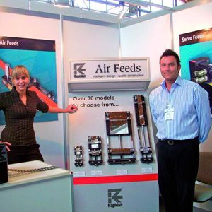Mit der Rapid-Air Corporation war auch ein Aussteller aus den USA auf den Stamping-Days vertreten.