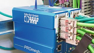 Die Switches der Promesh P-Serie erfassen die Zustandsdaten vom Netzwerk und machen die physische Qualität, d.h. den Verschleiß der Datenleitung, sichtbar.  (Bild: Indu-Sol)