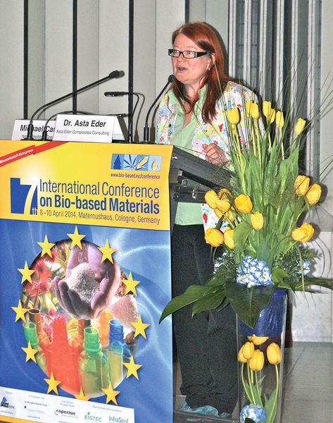 Dr. Asta Eder erarbeitete mit dem nova-Institut eine Studie, die systematisch die Grundlagen der Werkstoffentwicklung in Sachen Biowerkstoffe unter die Lupe nahm. (Isenburg)