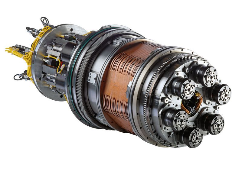 Spindeltrommel der Index MS16 Plus mit 6 fluidgekühlten Motorspindeln in Synchrontechnik. (Bild: Index)