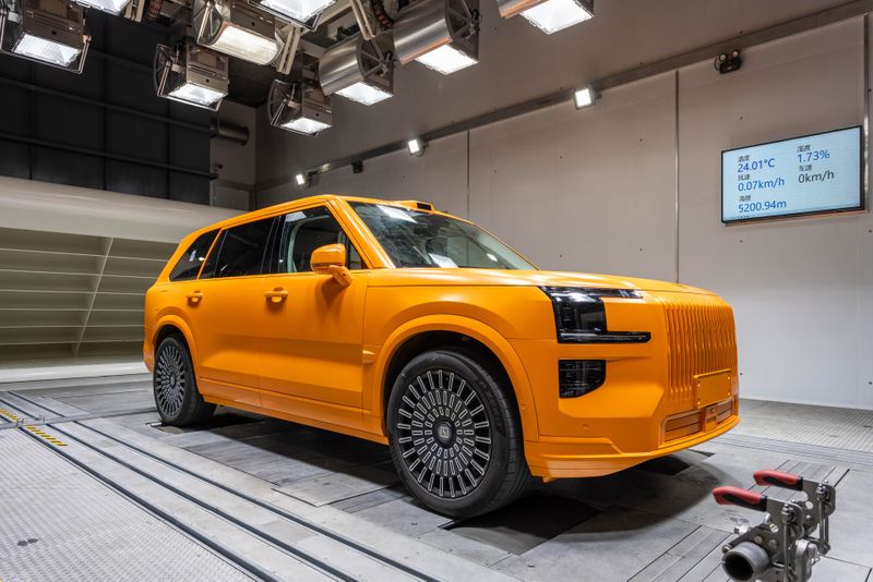 ... laboratories and a wind tunnel with wind speeds of up to 250 km/h ... (Source: Geely)