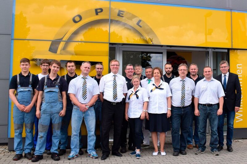 Das Team vom Opel-Autohaus Zellmann. (Rubbel)