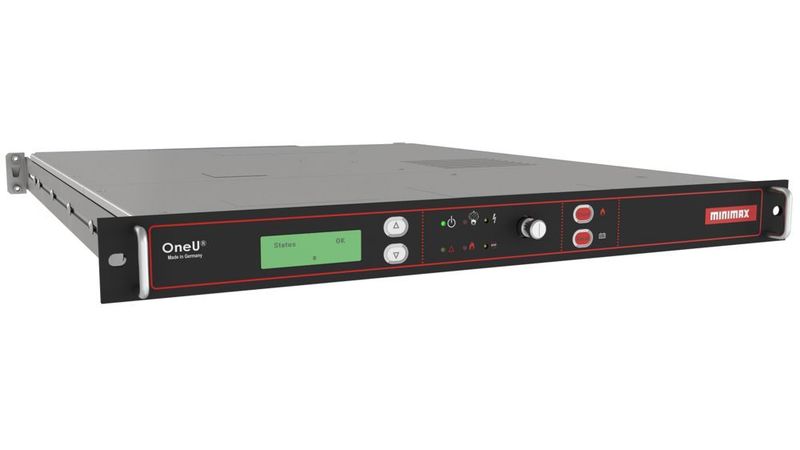 One U sorgt für Brandschutz in Rechenzentren und braucht 44 mm Bauhöhe im IT-Rack. (Minimax)