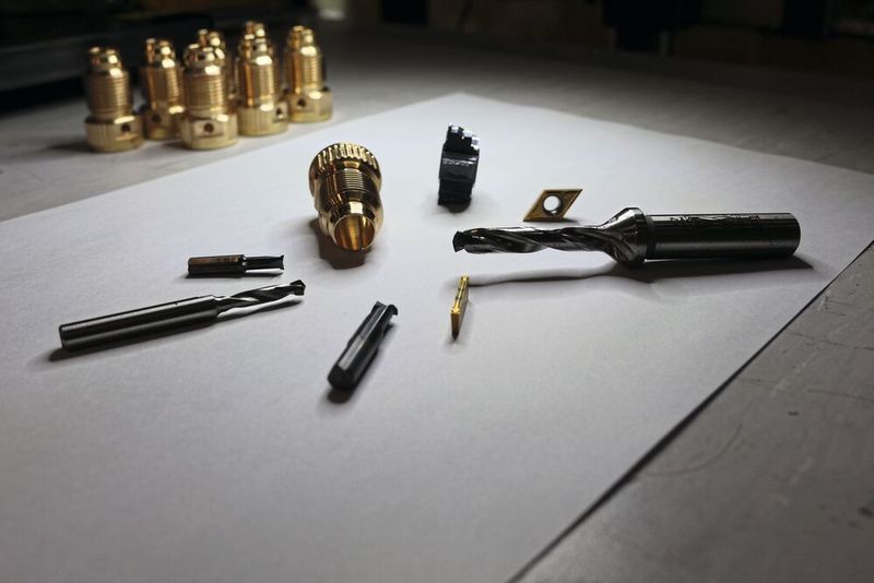 Lead-free brass can also be machined effortlessly with standard tools from Iscar. (Image:Iscar)