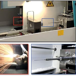 Aus der Forschung am ISF TU Dortmund: Laser- und Einlippentiefbohren als Verfahrenskombination für komplexe Bauteilgeometrien(Bild:  ISF TU Dortmund)