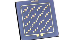 Chip als Grundlage zur hochpräzisen elektrischen Untersuchung von Schichten. (Bild: Fraunhofer IPMS)