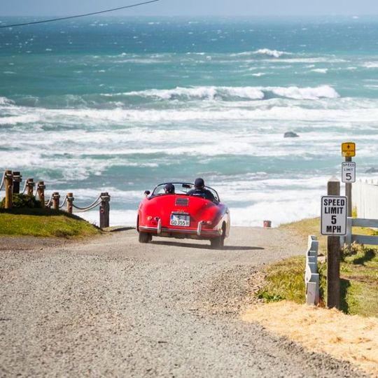Auch 2016 ist Porsches rollendes Museum wieder weltweit im Einsatz.(Foto:  Porsche)