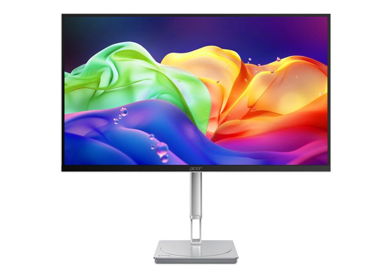 Der 27 Zoll große Acer ProDesigner PE270X P ist ein 5K-Monitor für Designer, Fotografen oder andere Kreative. Er bietet eine Mini-LED-Hintergrundbeleuchtung mit 2.304 Zonen für VESA DisplayHDR 1400. (Bild: Acer)