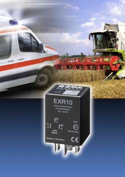 EXR10: Parametrierbares Smart Power Relais für den Einsatz in Fahrzeugen (Bild: E-T-A)