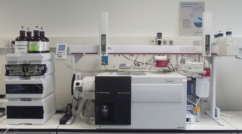 Abb. 2: Die Multimethode zum Nachweis von neun Mykotoxinen wurde erfolgreich auf einem HPLC-MS/MS-System von Agilent Technologies in Kombination mit einem Gerstel-MPS (Dual-Head-Variante) automatisiert.  (TeLA GmbH)