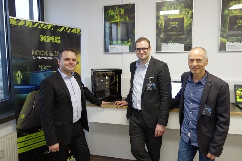 Ein erfolgreiches Team sind (v. l.) Melchior Franke, Robert Schenker und Dirk Heynig, der GF von tronic5 ist. (Bild: IT-BUSINESS)