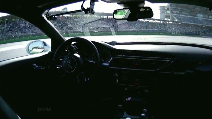 Der Audi RS 7 concept am Limit: fahrerlos rund um den Hockenheimring (Audi)