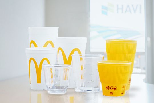 Als Kunde/Kundin haben Sie bei McDonald’s ab jetzt die Qual der Wahl: Einweg oder Mehrweg?(Bild:  Havi)