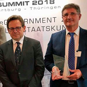 Sachsens CIO Thomas Popp gewann den "eGovernment-CIO des Jahres 2018"(©  eGovernment Computing)