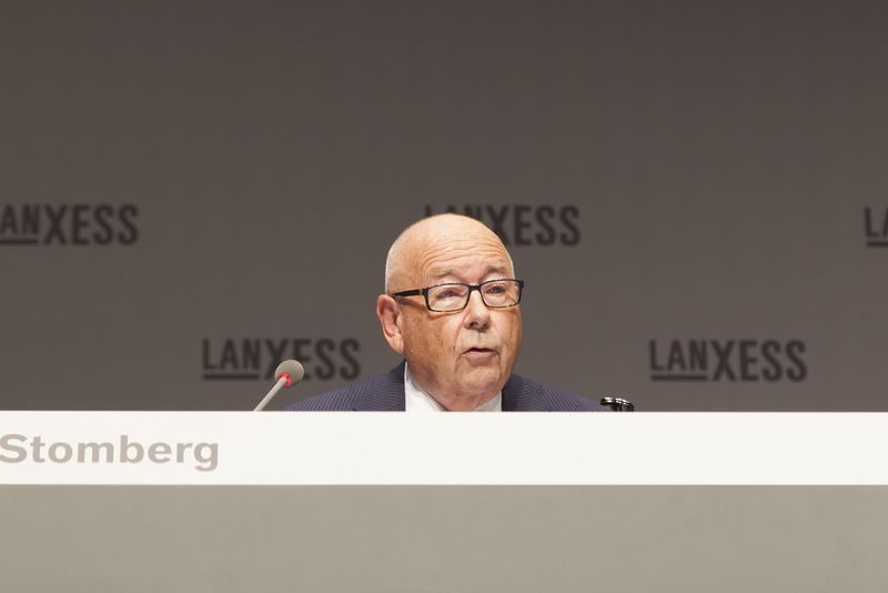 Rolf Stomberg, Chairman of the Supervisory Board of Lanxess, opens the Annual Stockholders’ Meeting (Picture: Lanxess AG)