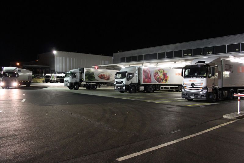 Migros bewegt tagtäglich rund 135.000 Bestelleinheiten – davon 75.000 gekühlt – auf über 4000 Paletten. (Bild: Quibiq)