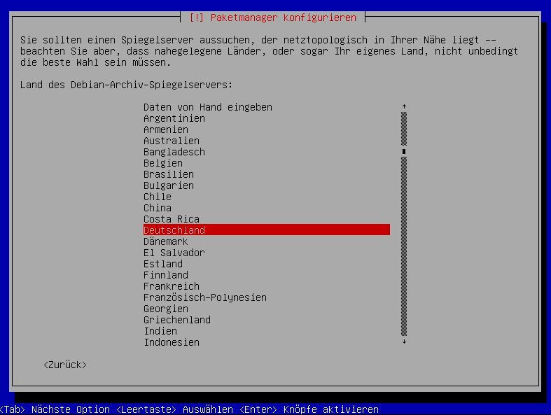 Die Installation von OpenMediaVault erfolgt über eine textbasierte Oberfläche, die nicht sehr kompliziert ist.  (Bild: OpenMediaVault)