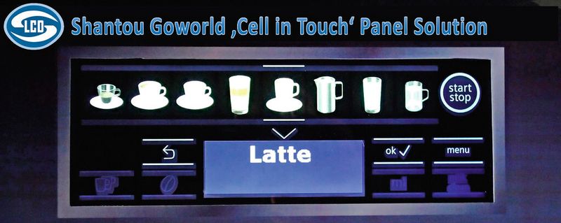 Will man nicht gleich zu einer  teuren Eingabeeinheit bestehend aus LCD-Modul und dazugehörendem optisch gebondeten Touch greifen,  dann bietet sich dieses LCD-Modul  mit integriertem Touch als All-in-one-Lösung an. (Bild: Shantou Goworld Display Germany)