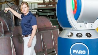 Die Vantage-Produktfamilie besteht aus zwei ngsstarken Modellen. Beide Modelle sind laut Faro sehr leicht und verfügten über ein integriertes Hauptsteuergerät (MCU) sowie schnell austauschbare Batterien. (Faro)