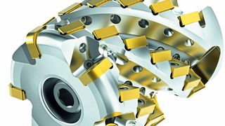 Sowohl beim Nuten- als auch beim Profilfräsen lassen sich mit dem Harvi Ultra 8X von Kennametal bis zu 328 cm³ Titan pro Minute zerspanen. Dabei beträgt seine Standzeit mindestens eine Stunde. (Kennametal)