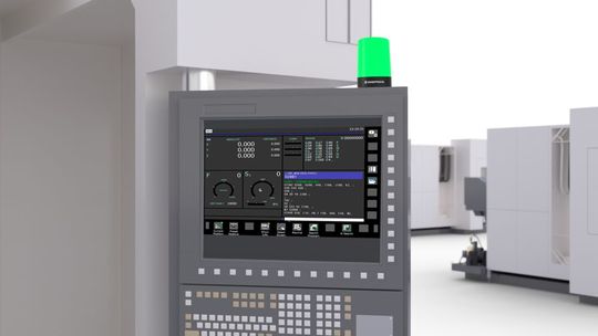 Die Werma-Leuchte MC55 High mit 55 Millimeter Durchmesser verfügt über eine höhere Kalotte und bietet dadurch eine deutlich bessere Sichtbarkeit.(Bild:  Werma)